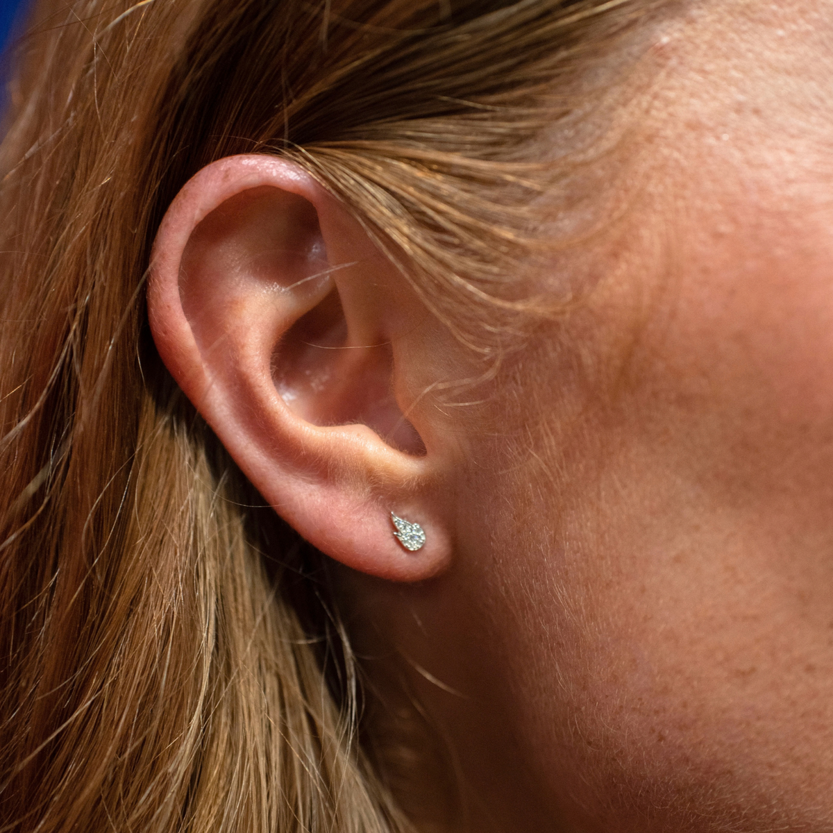I Love My Calgary Flames Earring Stud Pack