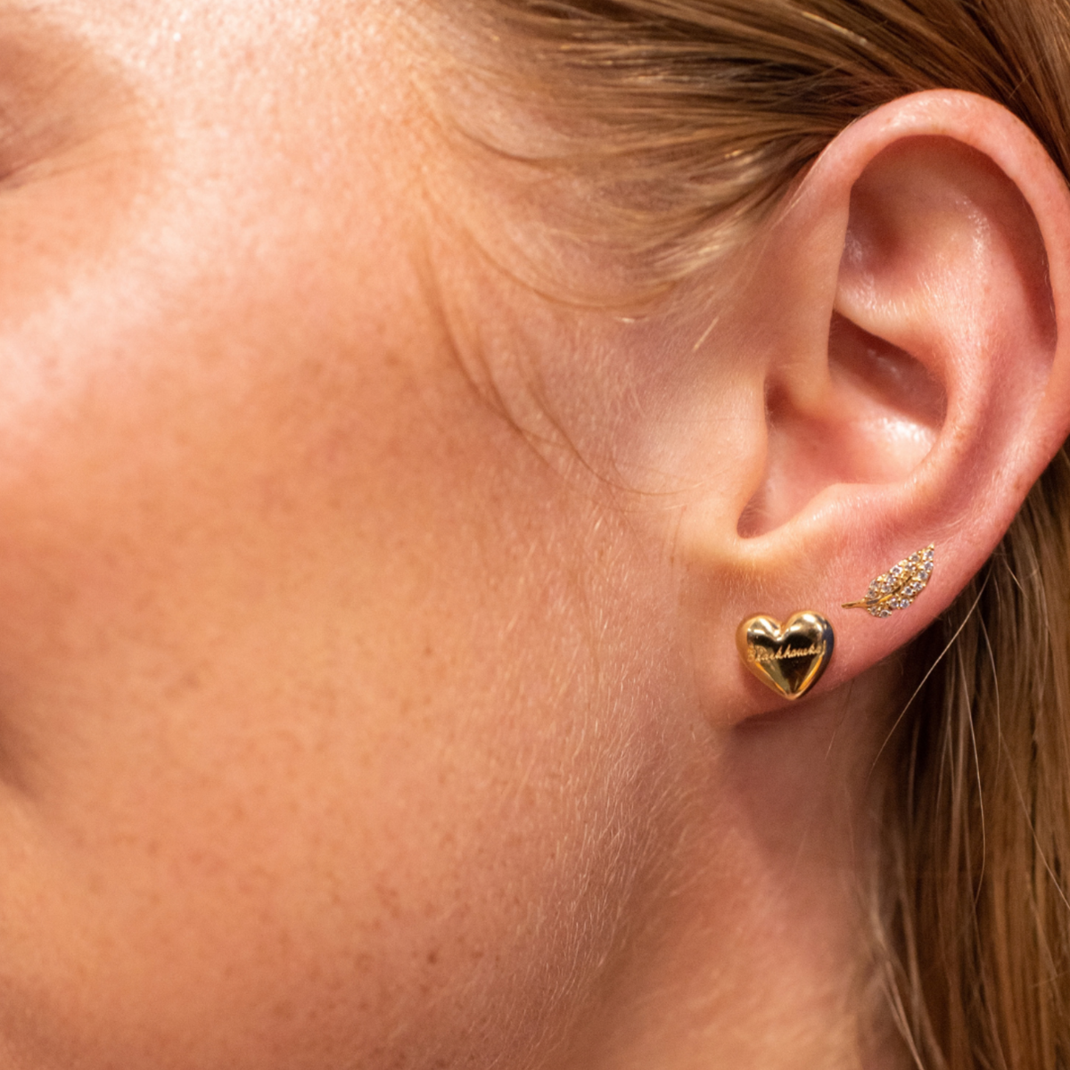 I Love My Chicago Blackhawks Earring Stud Pack
