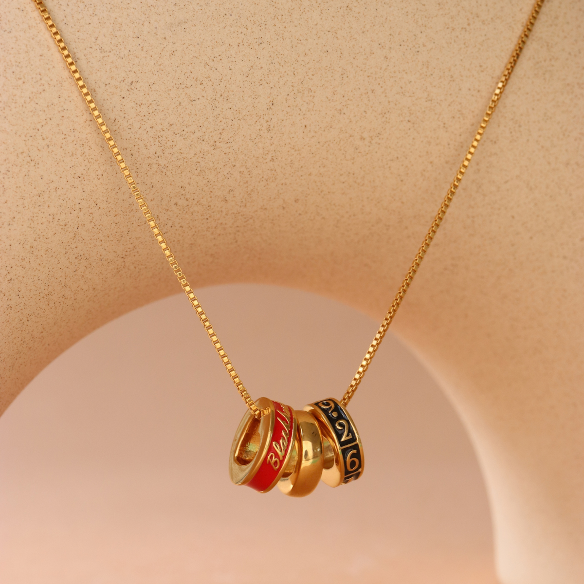 I Love My Chicago Blackhawks Ring Charm Necklace