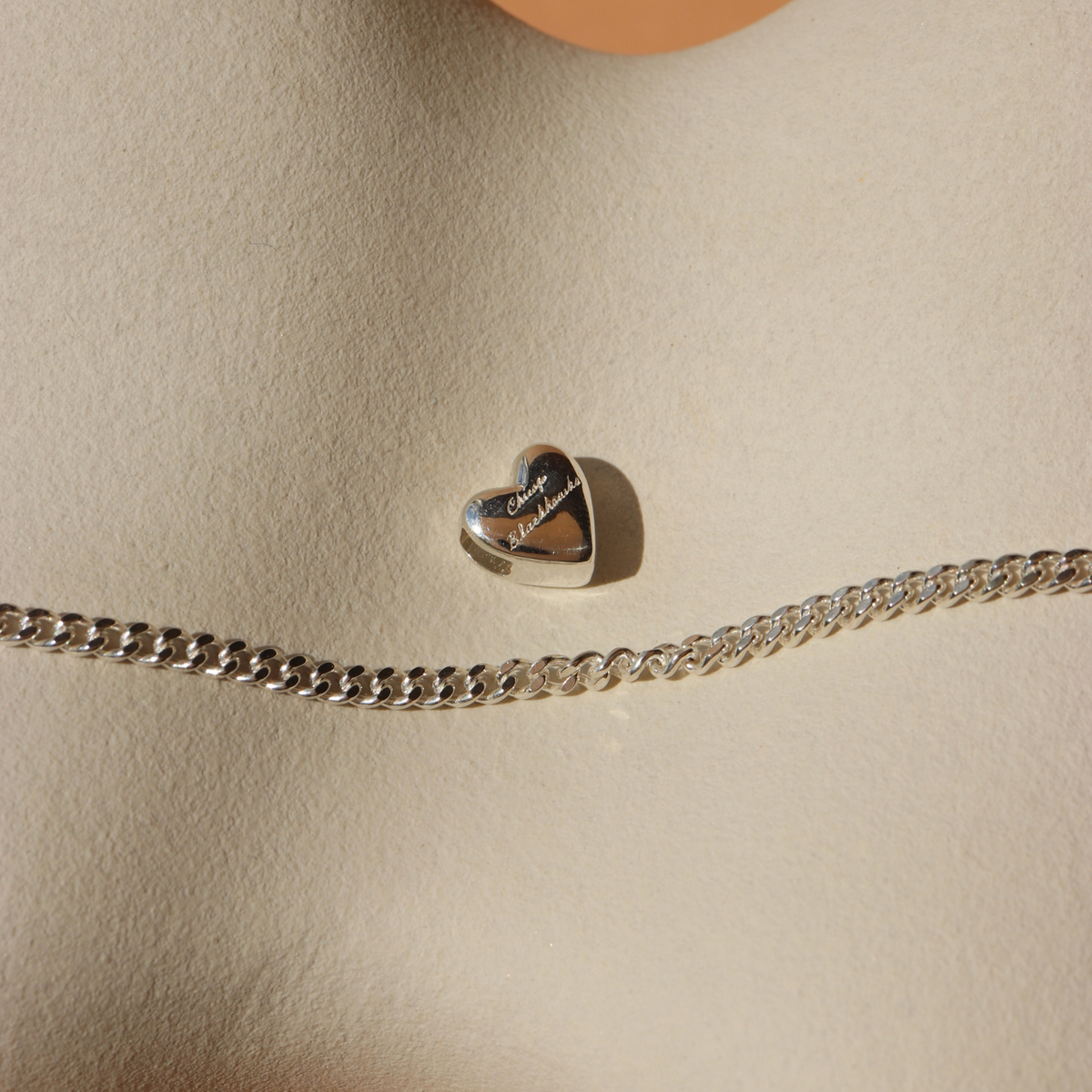 I Love My Chicago Blackhawks Slider Heart Charm Bracelet