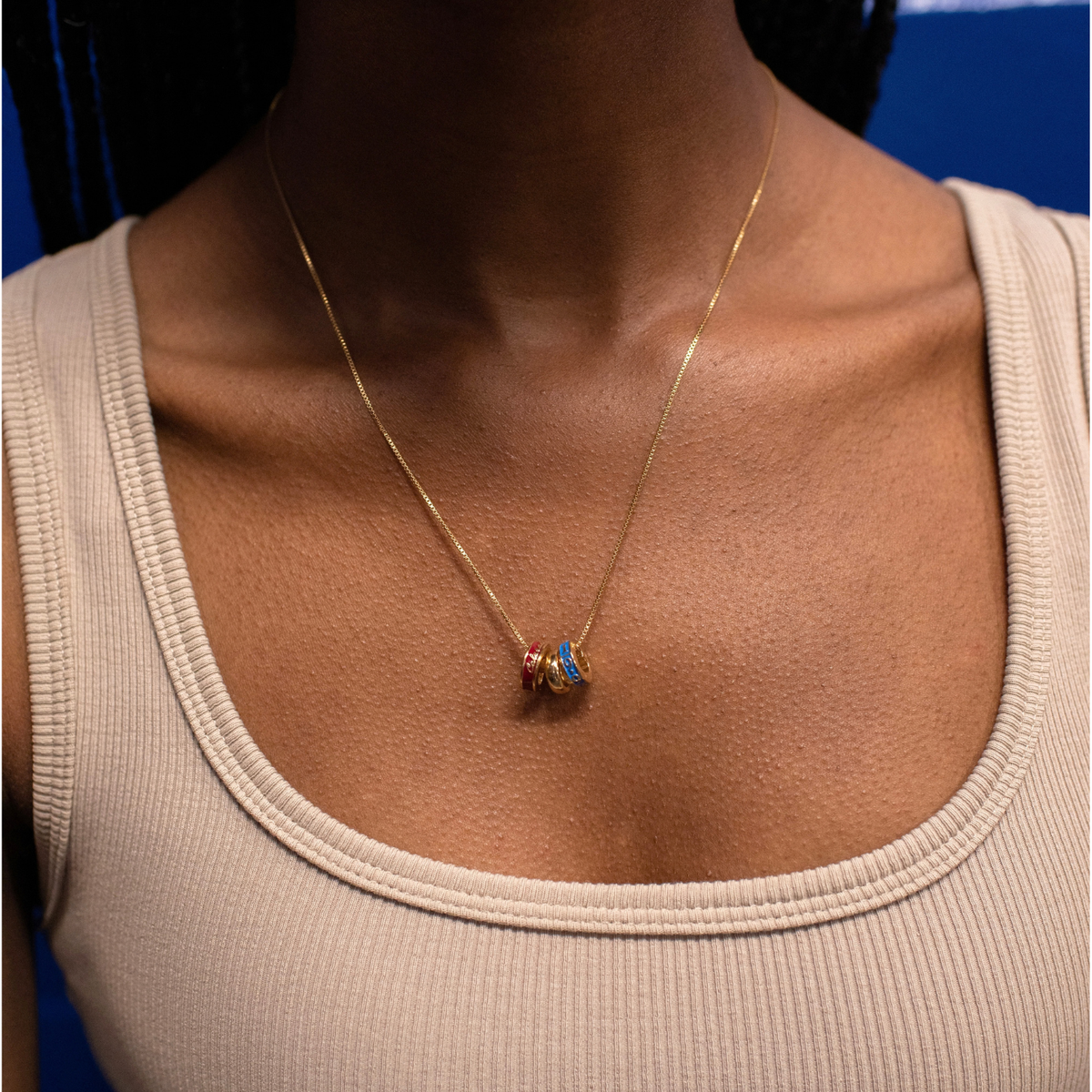 I Love My Colorado Avalanche Ring Charm Necklace