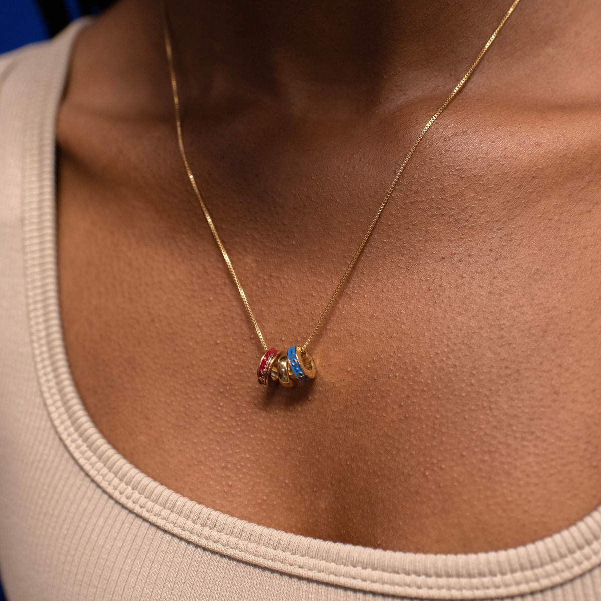 I Love My Colorado Avalanche Ring Charm Necklace