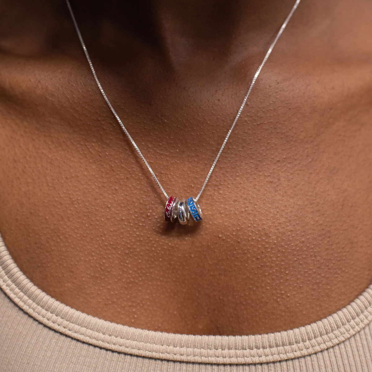 I Love My Colorado Avalanche Ring Charm Necklace