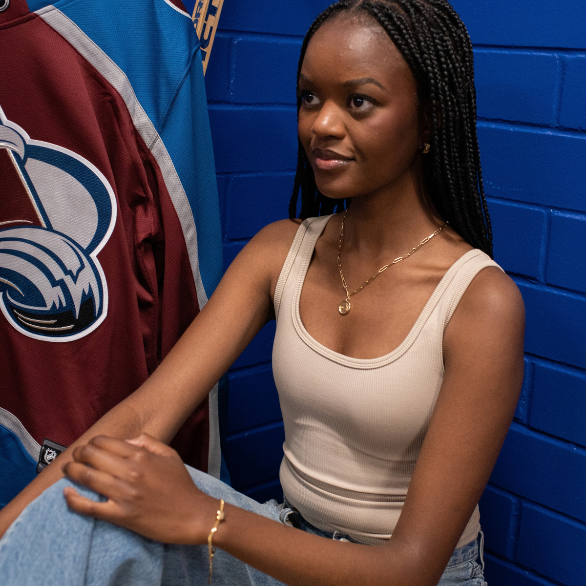 I Love My Colorado Avalanche Ring Charm Necklace