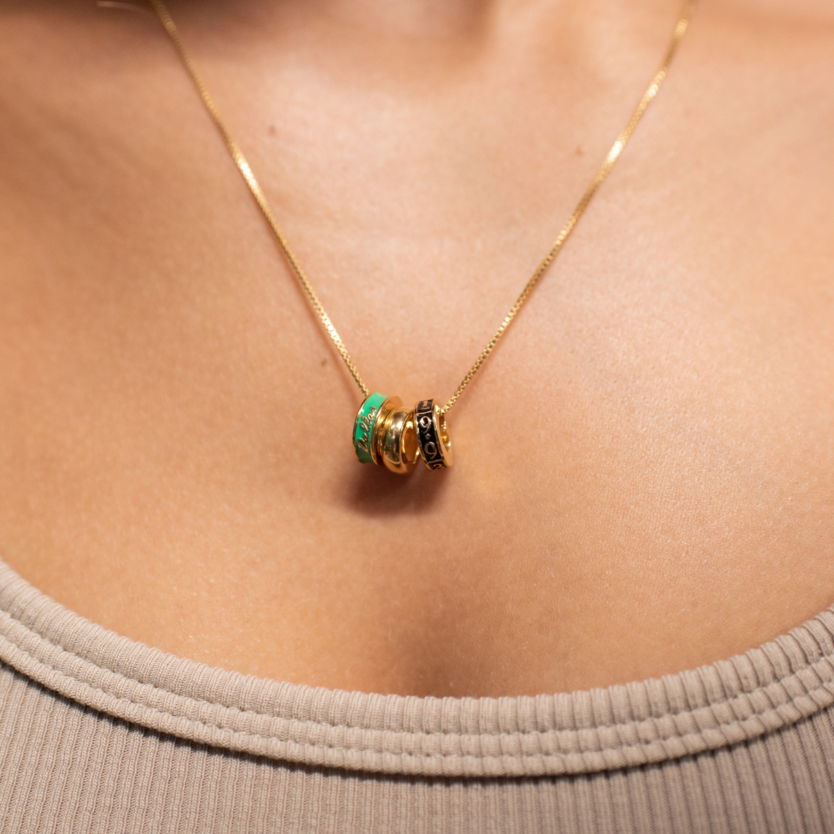 I Love My Dallas Stars Ring Charm Necklace
