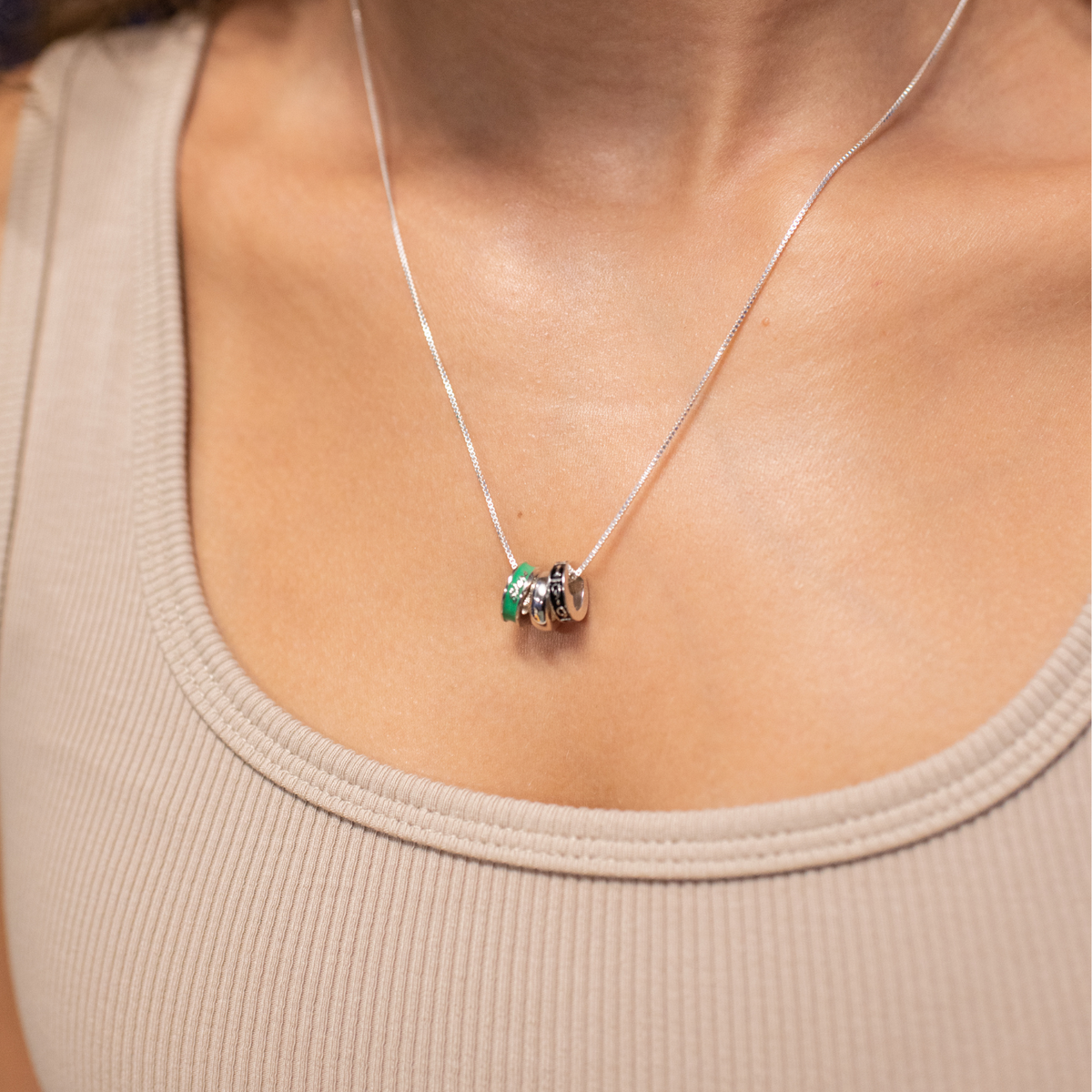 I Love My Dallas Stars Ring Charm Necklace