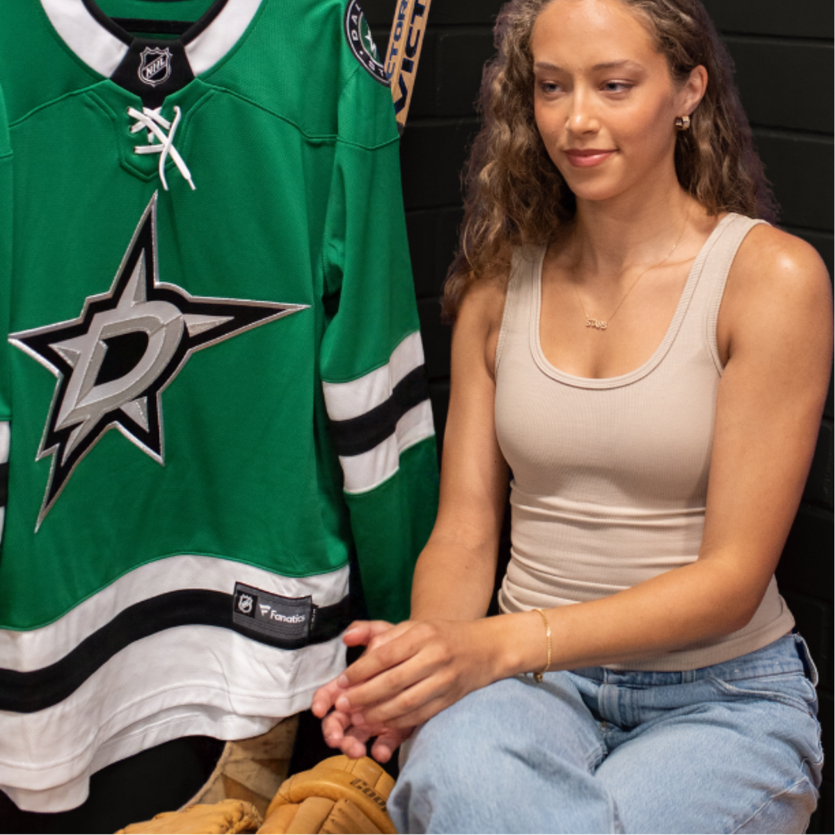 I Love My Dallas Stars Ring Charm Necklace