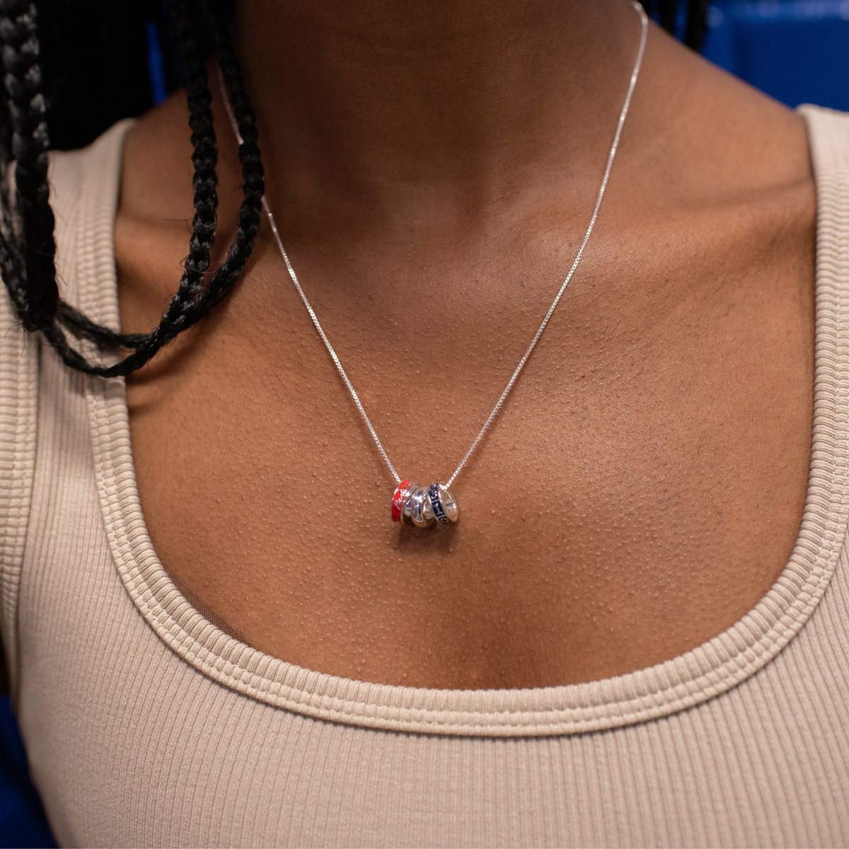 I Love My Florida Panthers Ring Charm Necklace