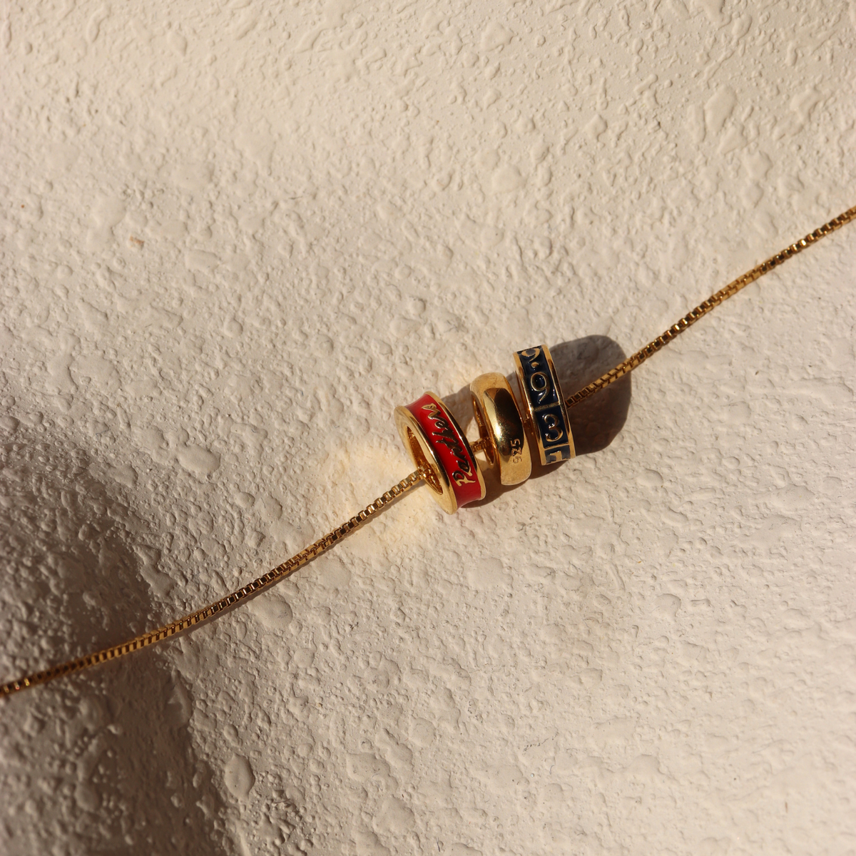 I Love My Florida Panthers Ring Charm Necklace