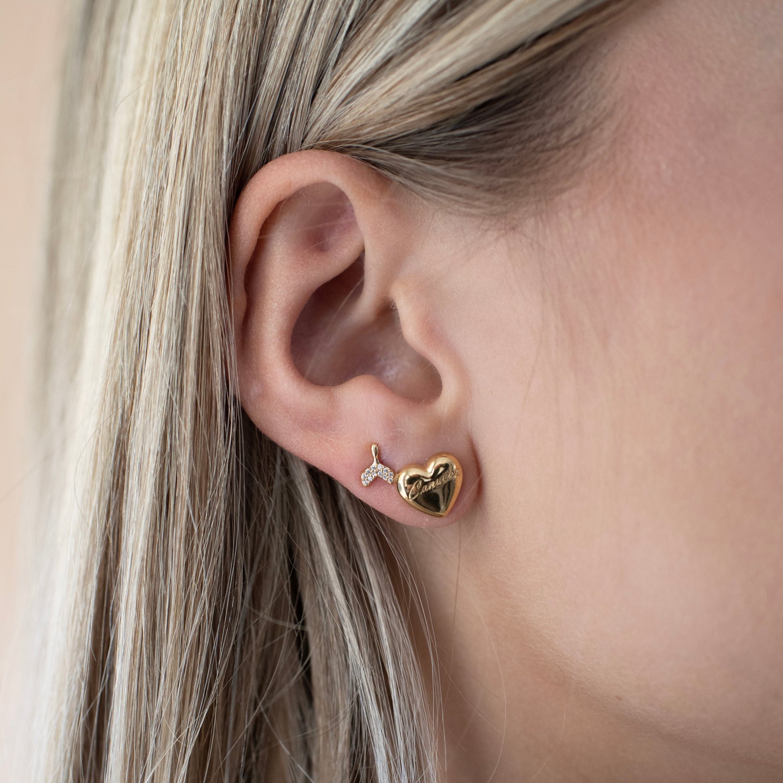 “I Love My Vancouver Canucks” Earring Stud Pack Gold Or Silver