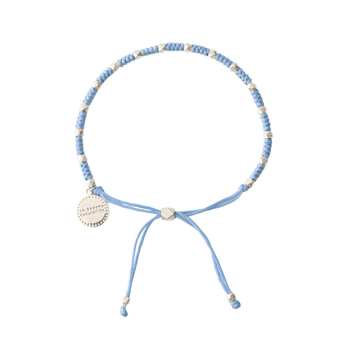 Joy Adjustable Friendship Bracelet - Denim Blue