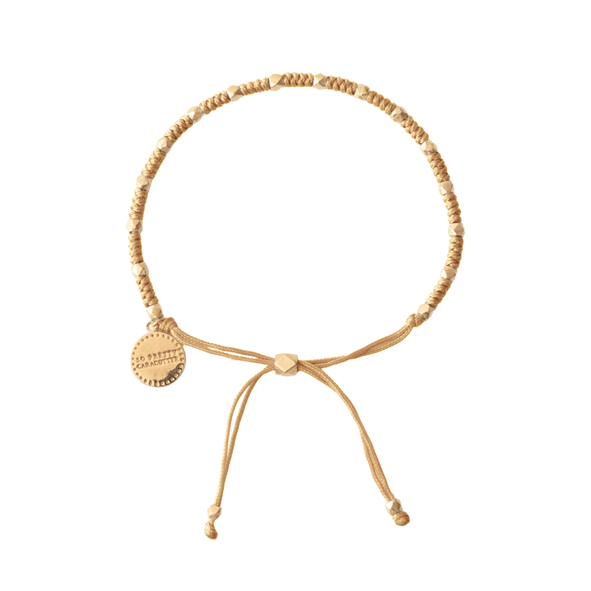Joy Adjustable Friendship Bracelet - Gold