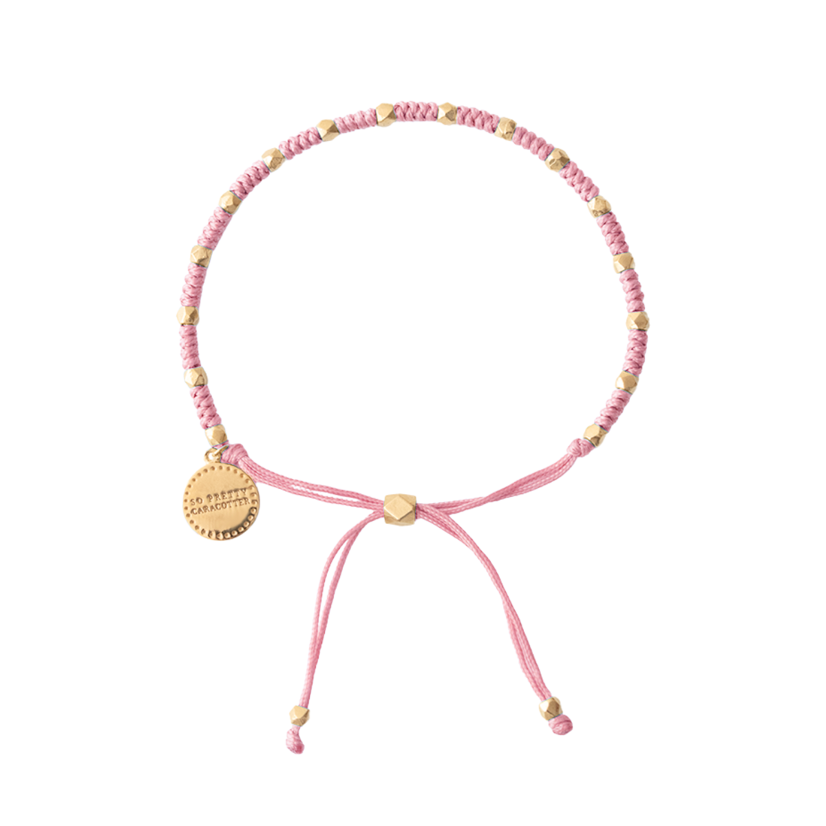 Joy Adjustable Friendship Bracelet - Pink