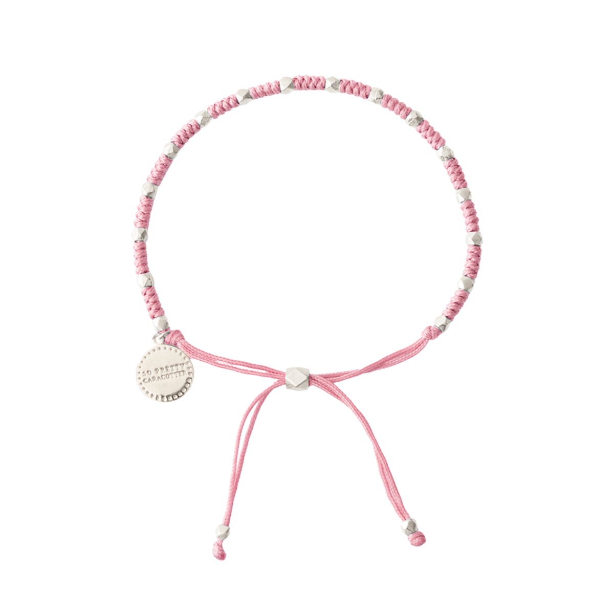 Joy Adjustable Friendship Bracelet - Pink
