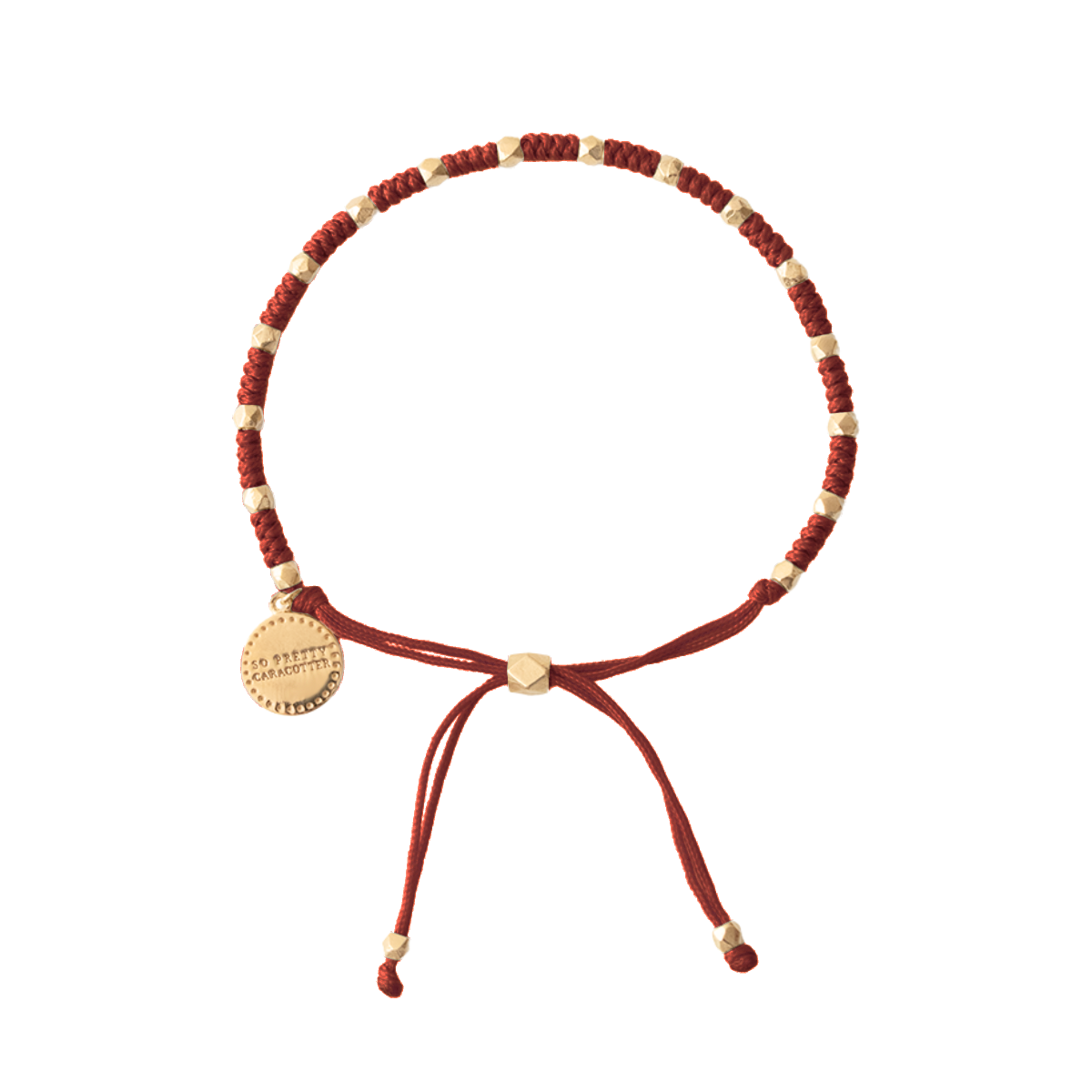 Joy Adjustable Friendship Bracelet - Red
