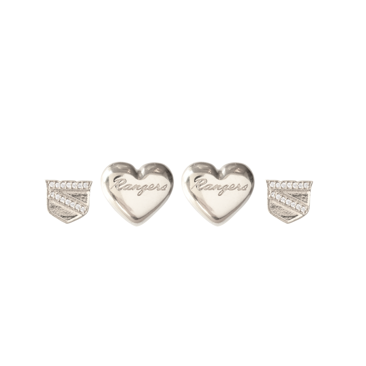 I Love My New York Rangers Earring Stud Pack