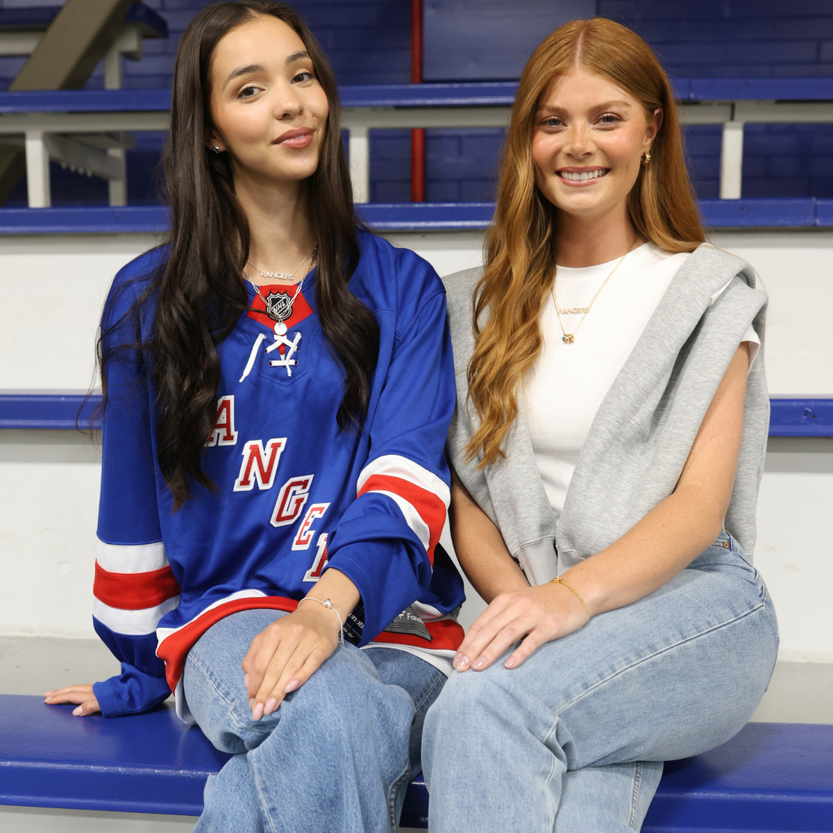 New York Rangers Pave Necklace