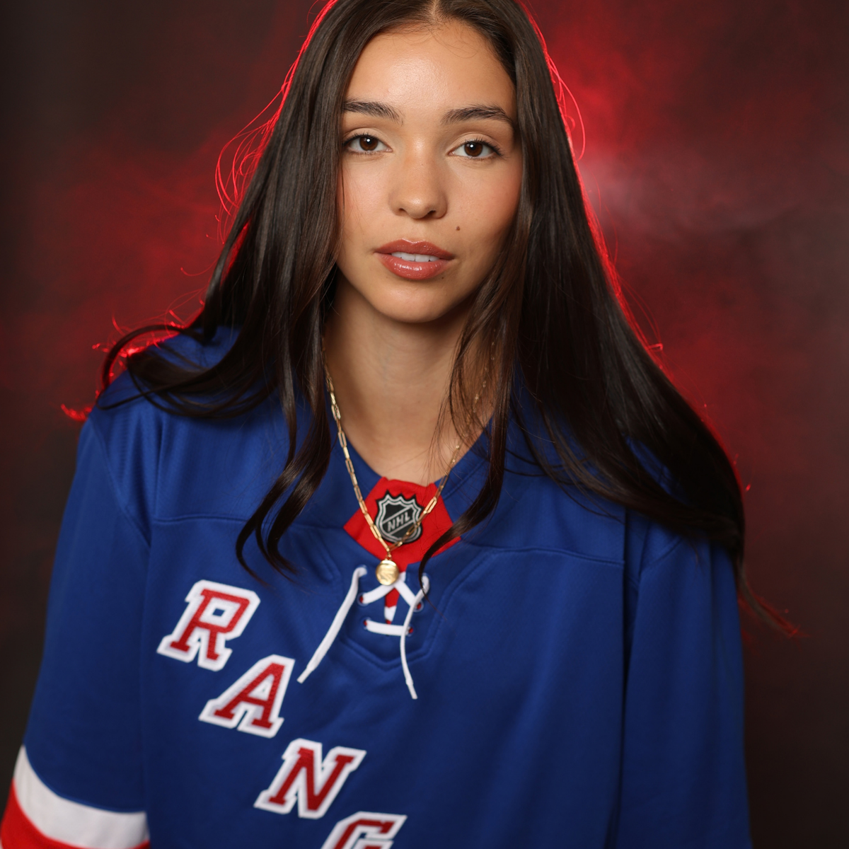 New York Rangers Pave Necklace