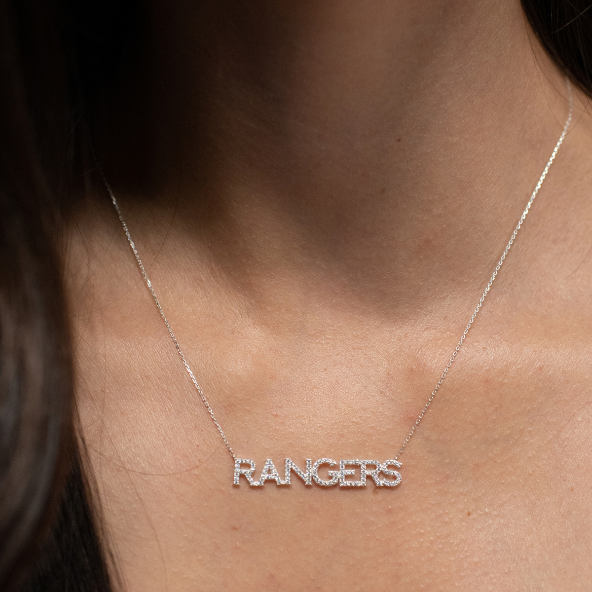 New York Rangers Pave Necklace
