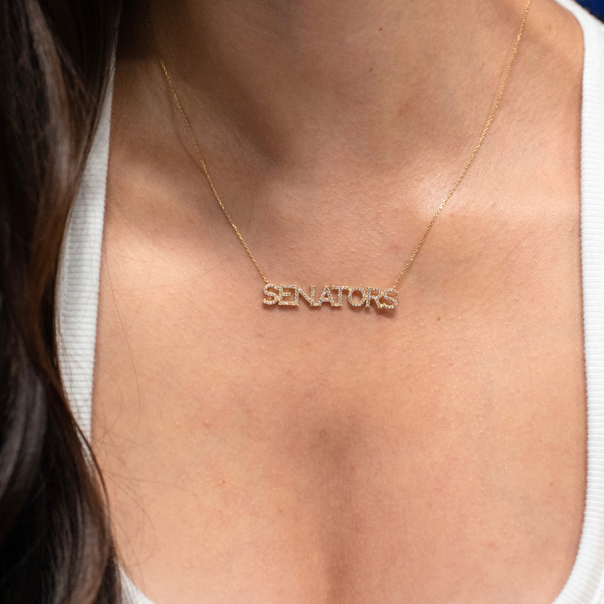 Ottawa Senators Pave Necklace