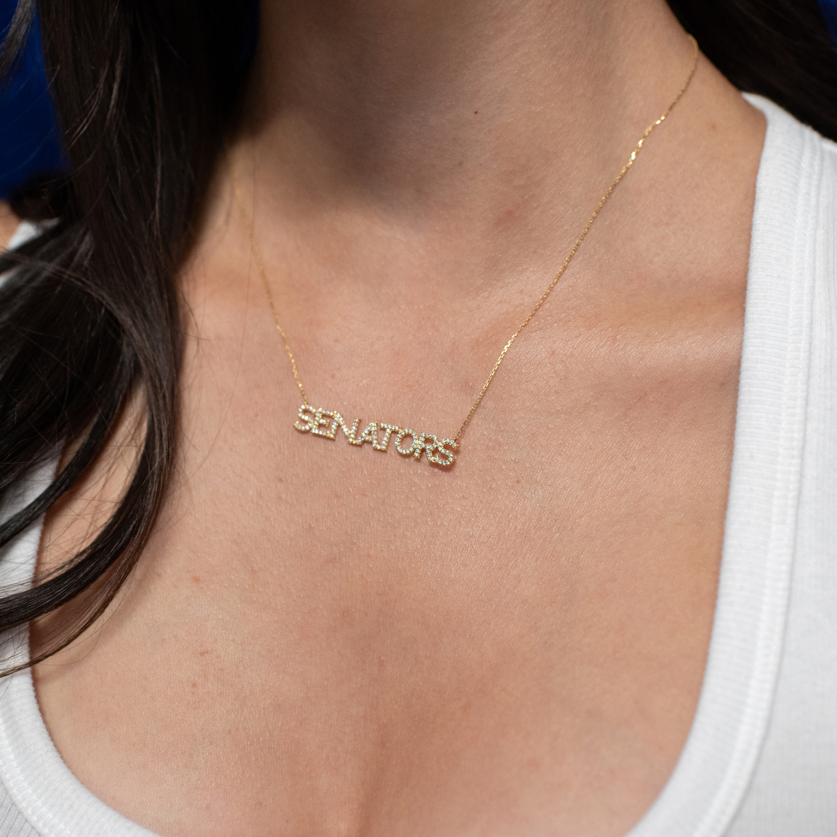 Ottawa Senators Pave Necklace