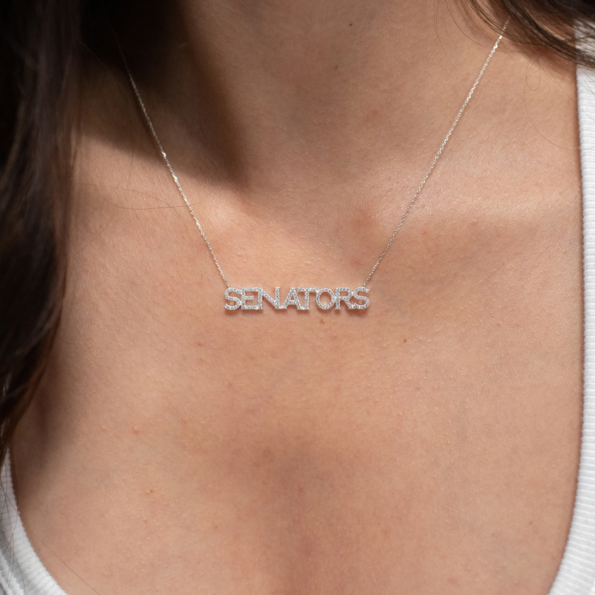 Ottawa Senators Pave Necklace