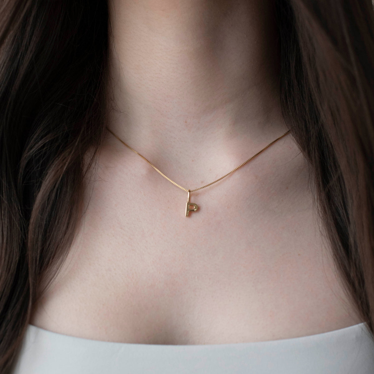 NOTABLE LETTER CHARM - P