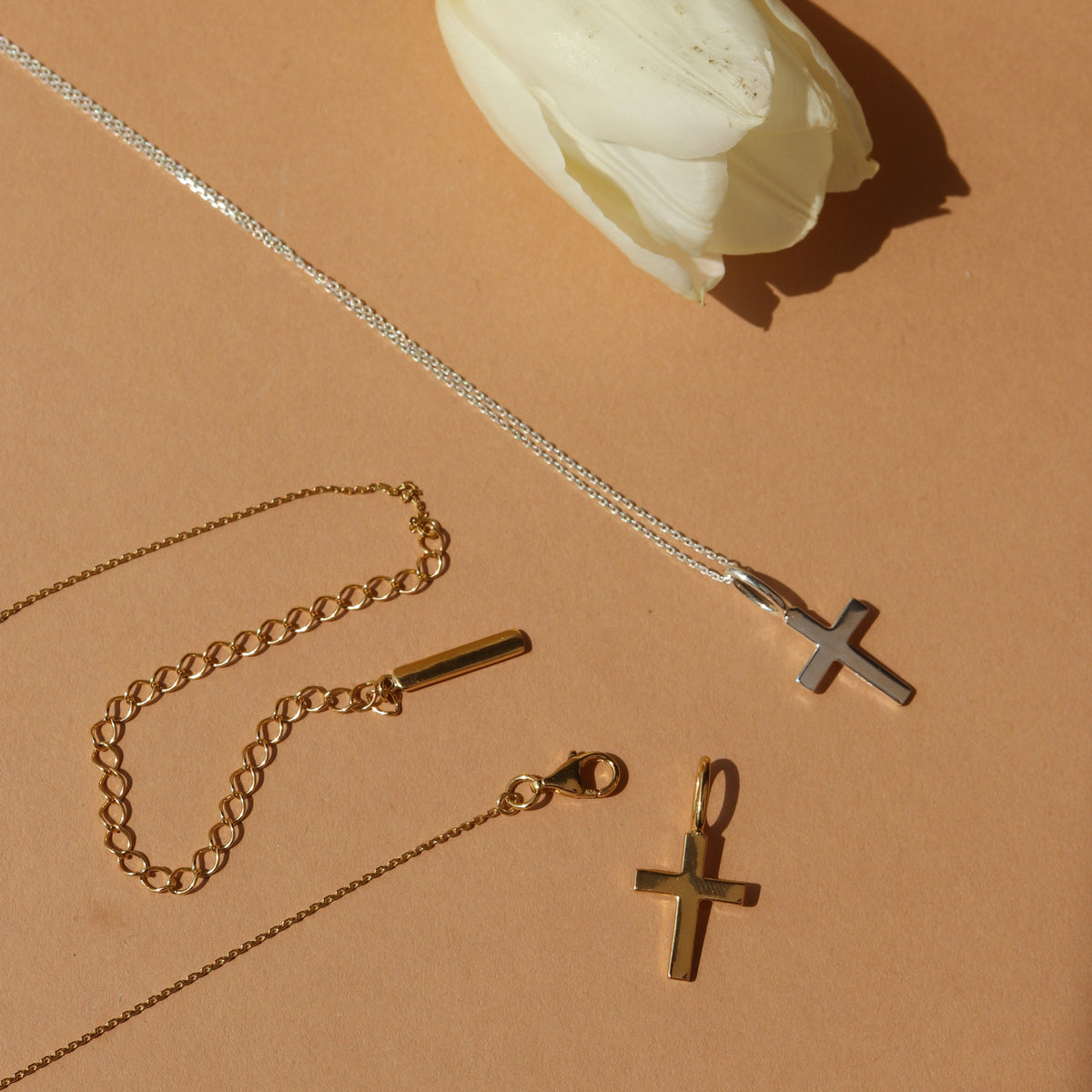 Poise Cross Necklace