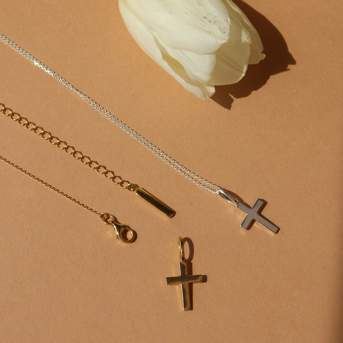 Poise Cross Necklace