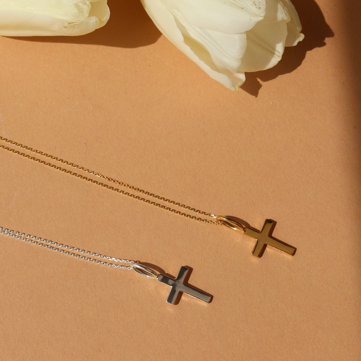 Poise Cross Necklace