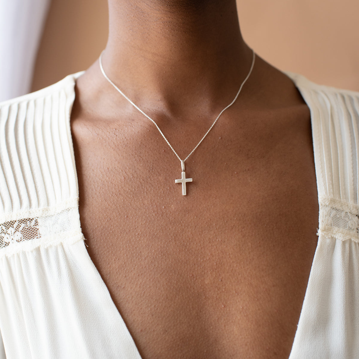 Poise Cross Necklace