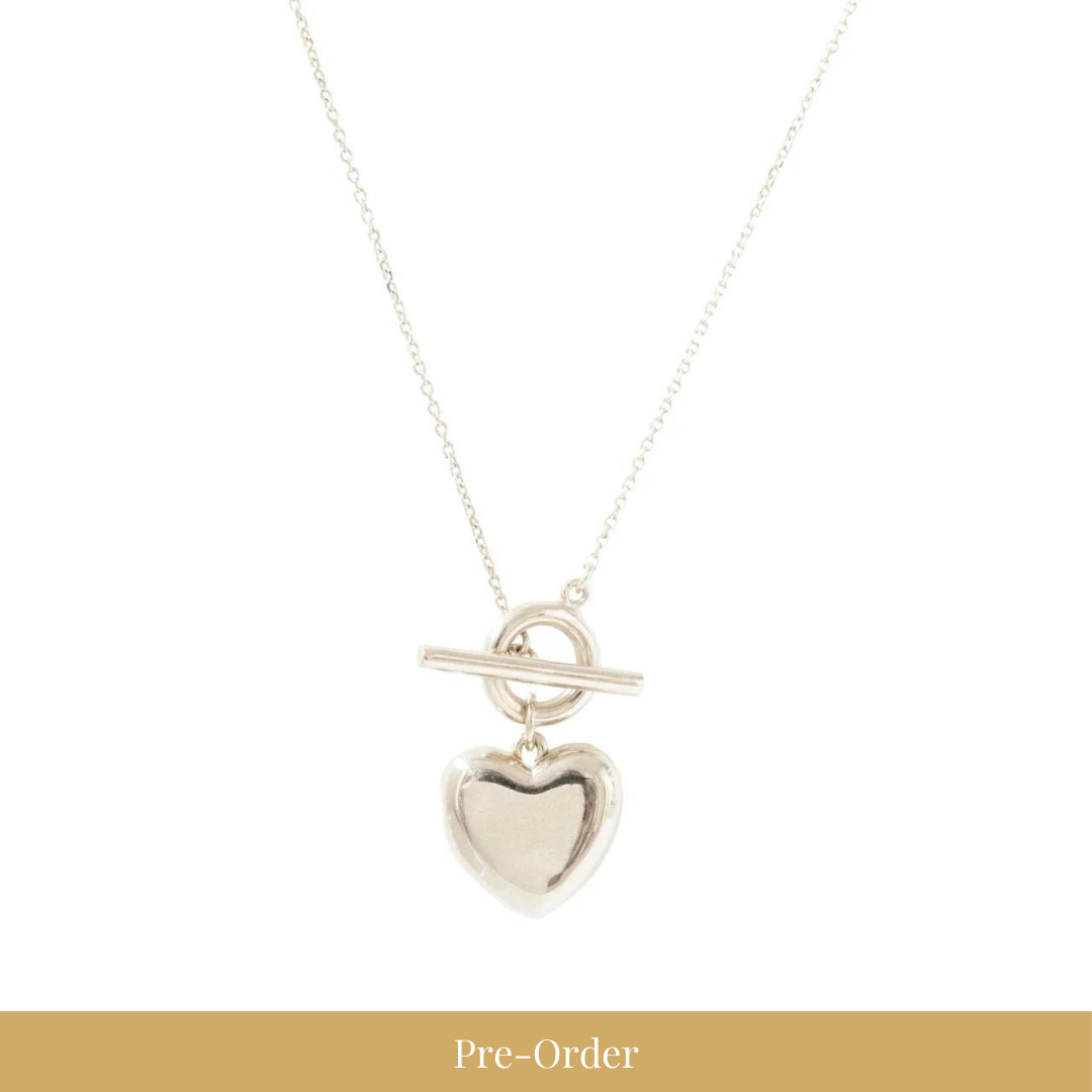 PRE-ORDER FRAICHE MINI SWEETHEART LOCKET NECKLACE - SILVER