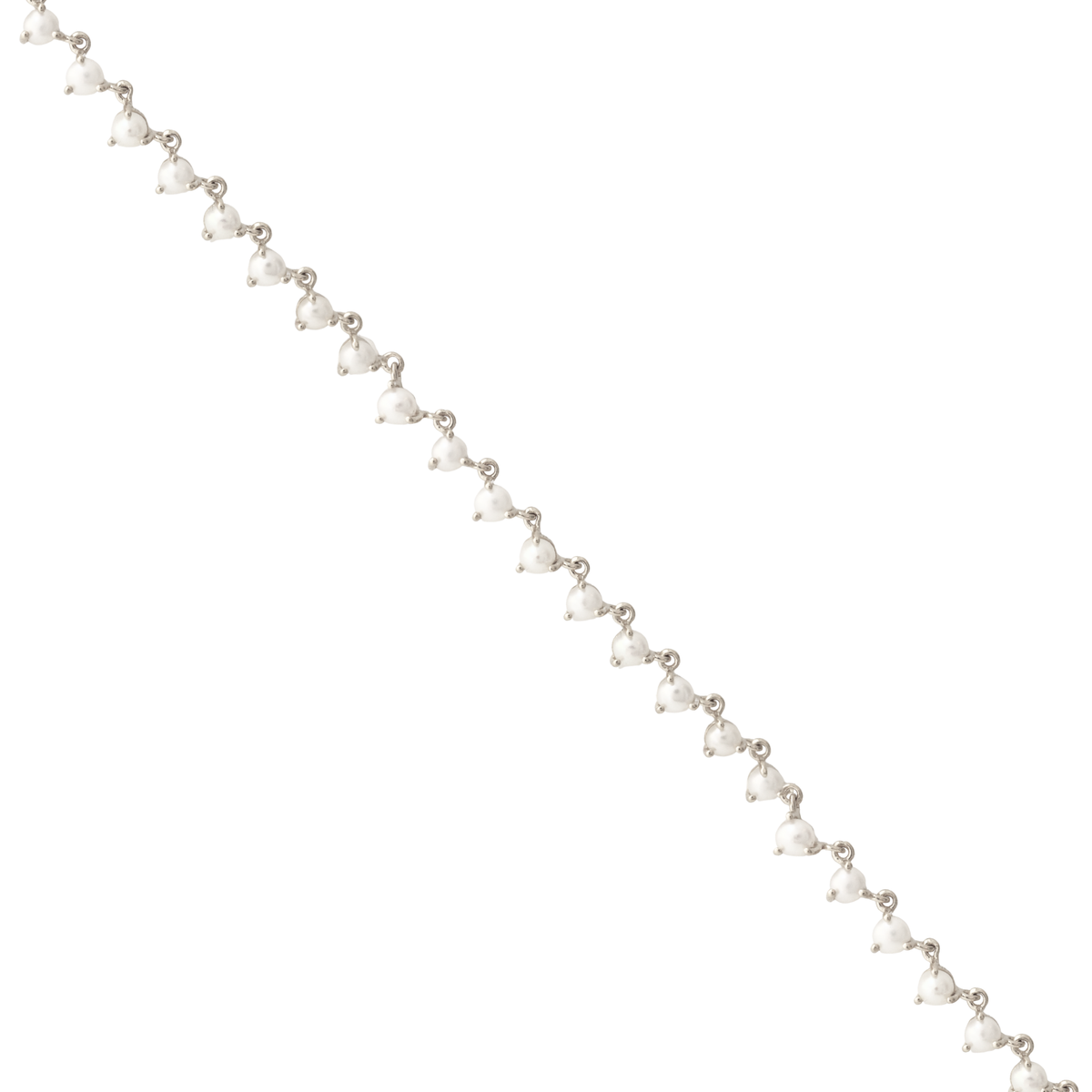 Scattered Love Tennis Bracelet  - Pearl