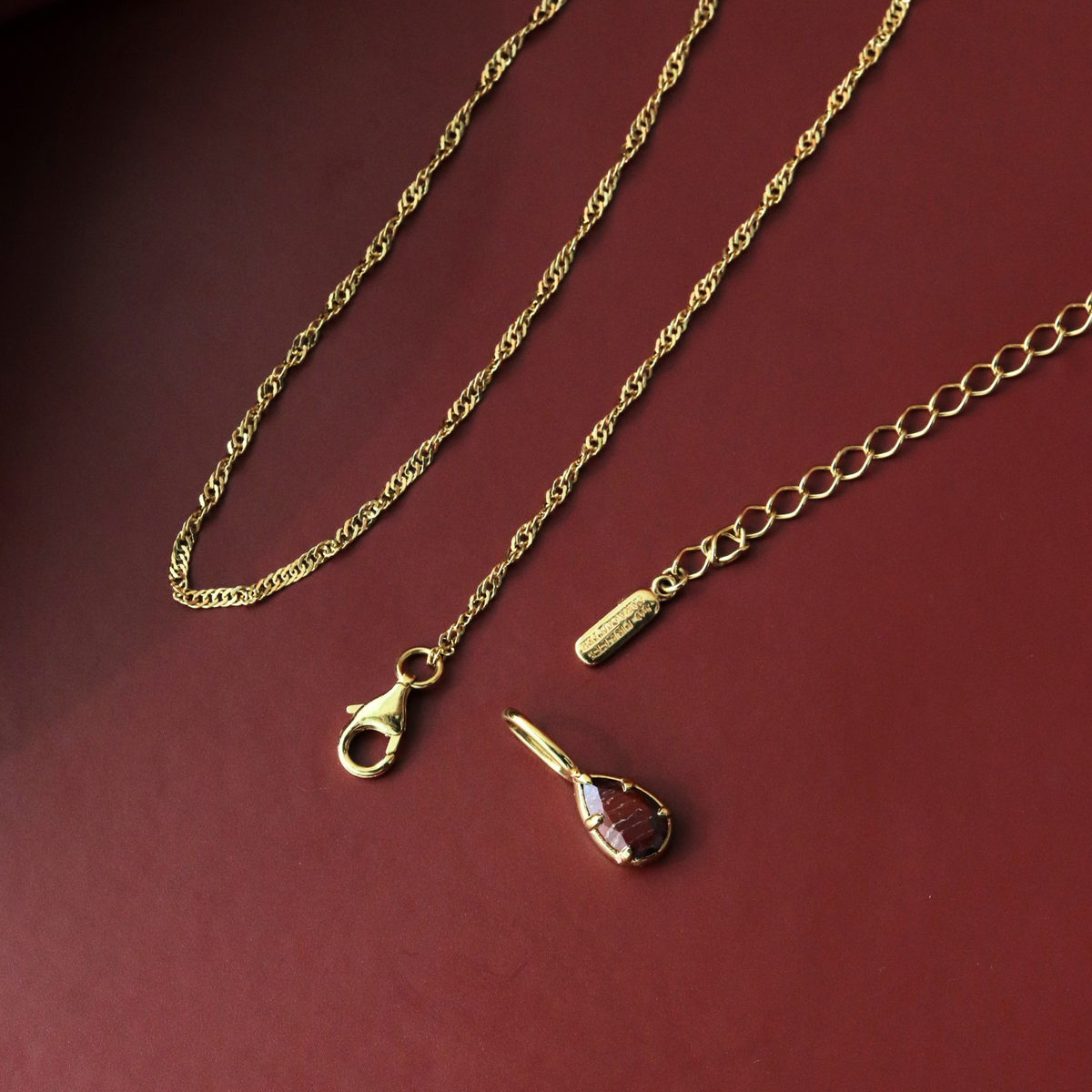 Harmony Pendant Necklace - Sedona Red Jasper