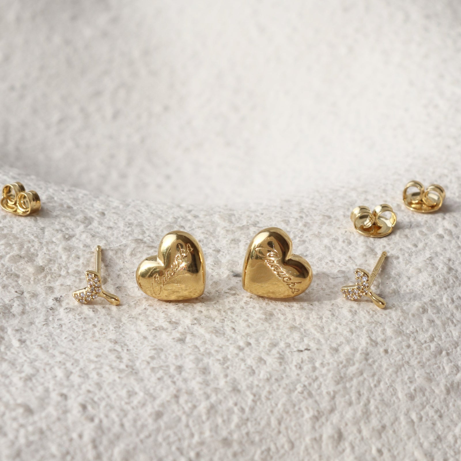 “I Love My Vancouver Canucks” Earring Stud Pack Gold Or Silver