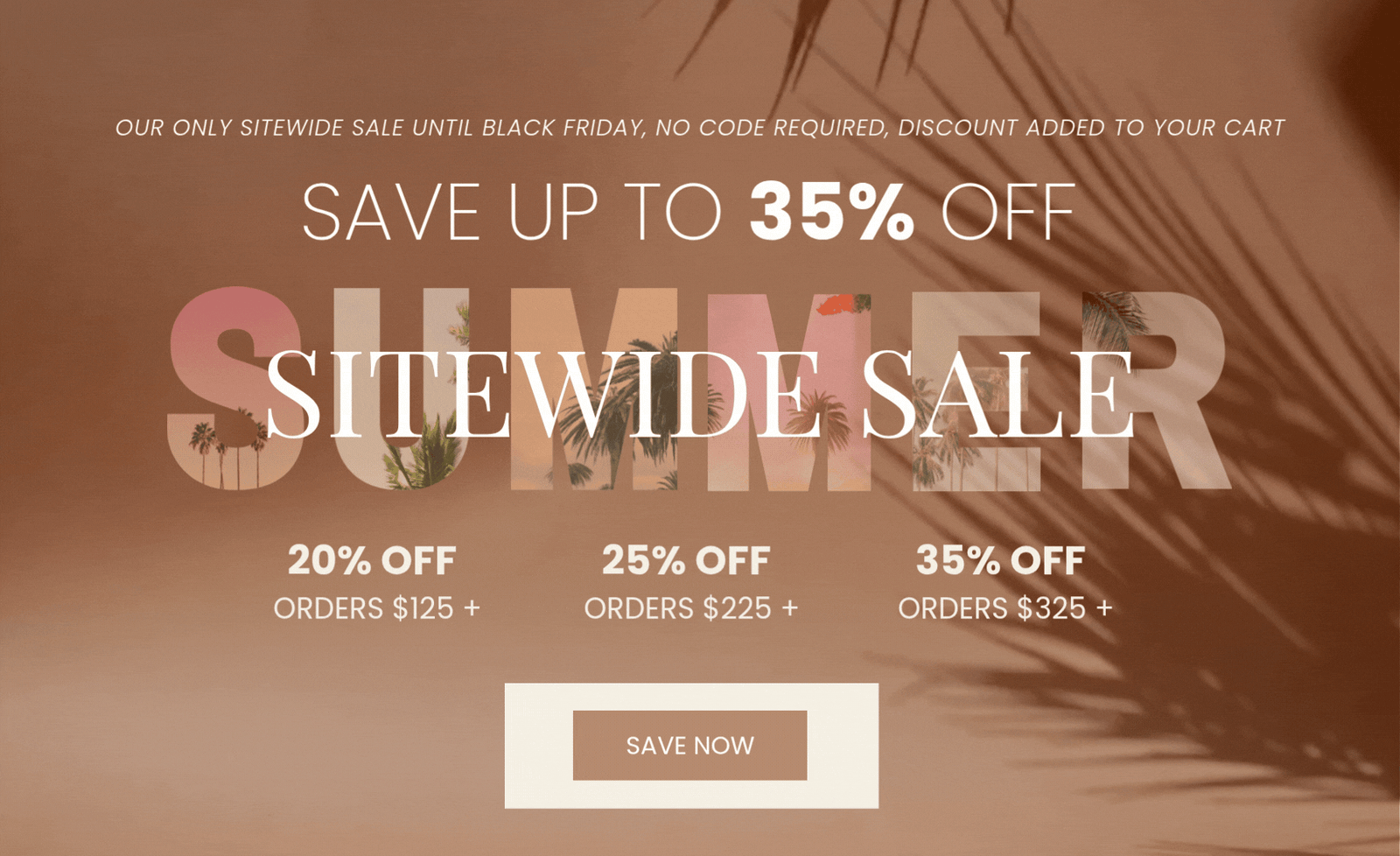 Summer Sitewide Sale Desktop