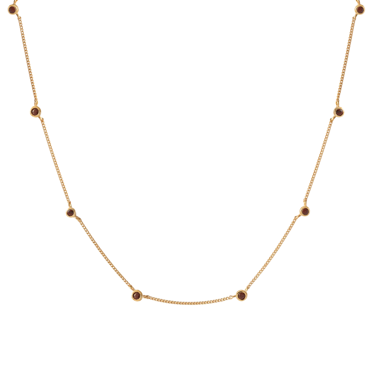 Tiny Love Necklace - Sedona Red Jasper