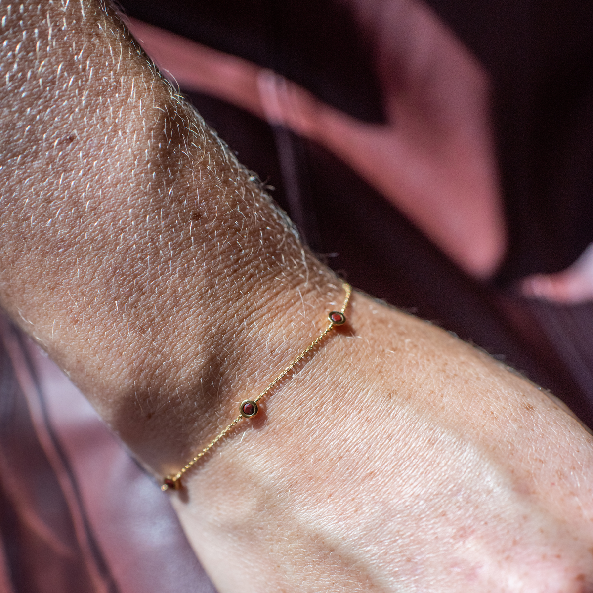 Tiny Love Bracelet - Sedona Red Jasper