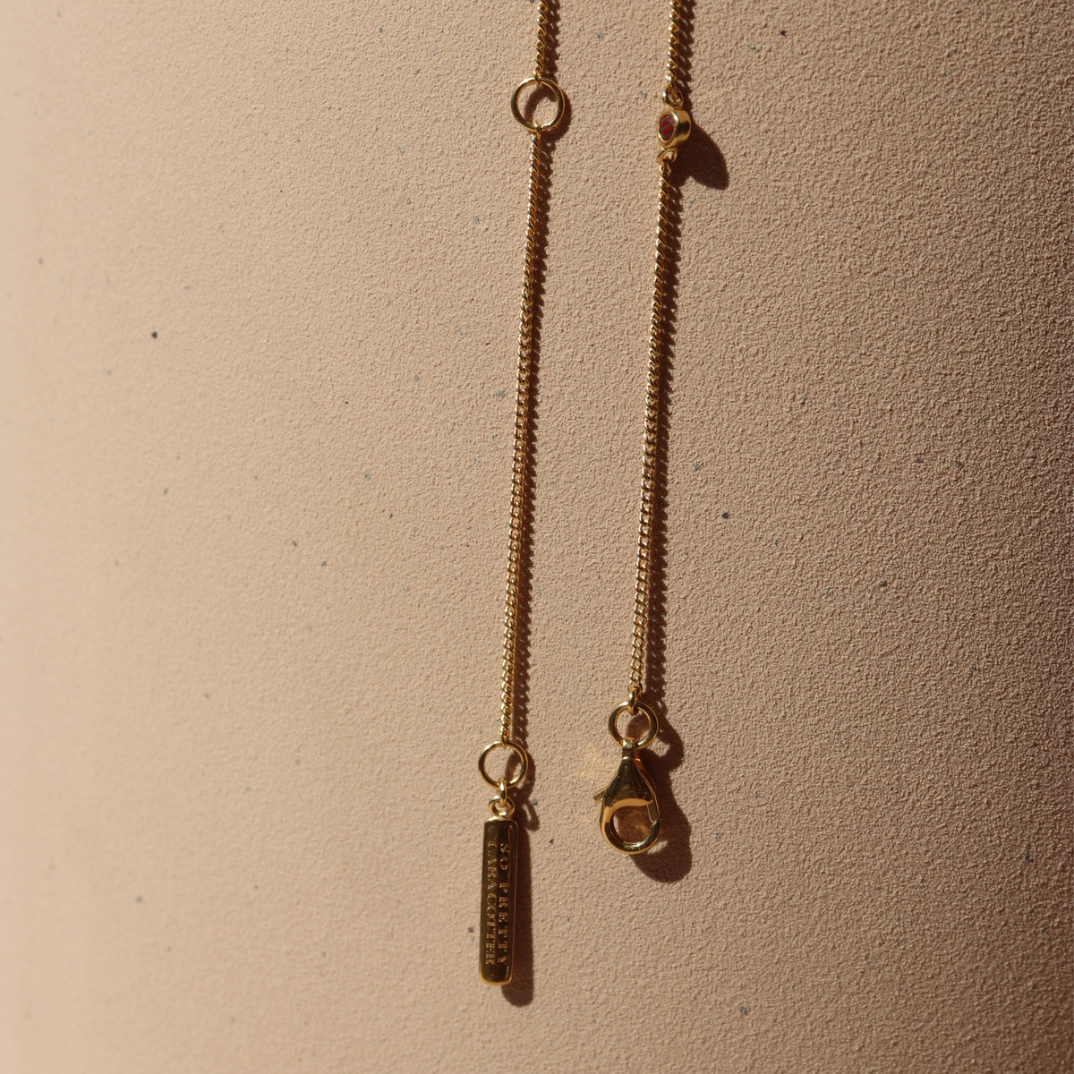 Tiny Love Necklace - Sedona Red Jasper