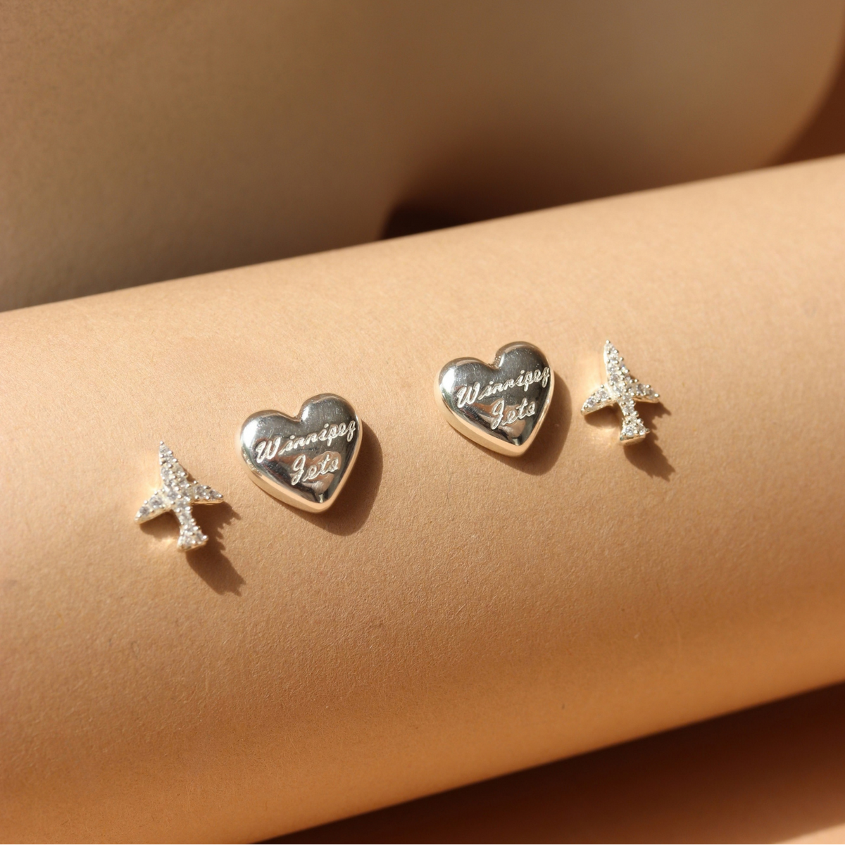 I Love My Winnipeg Jets Earring Stud Pack
