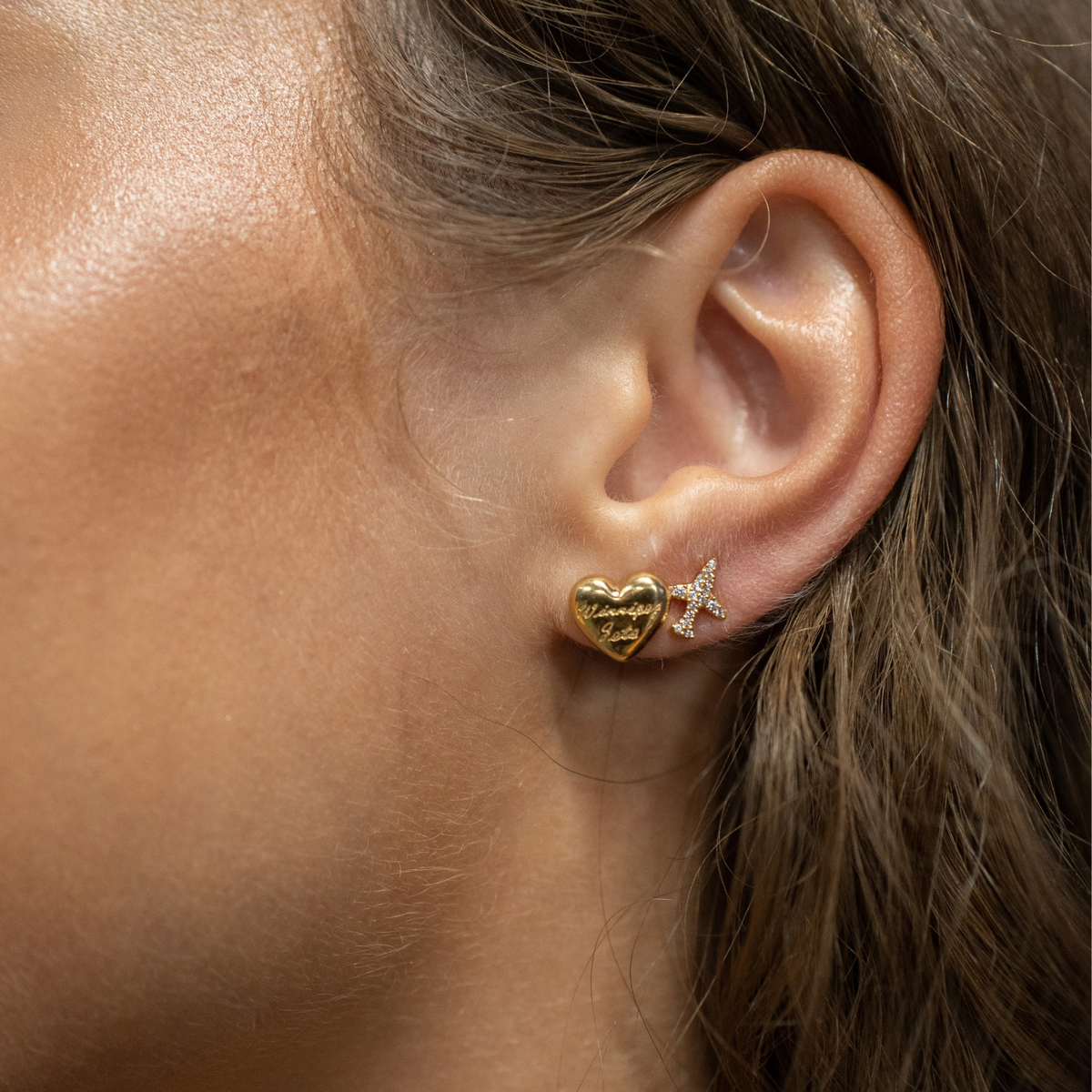 I Love My Winnipeg Jets Earring Stud Pack