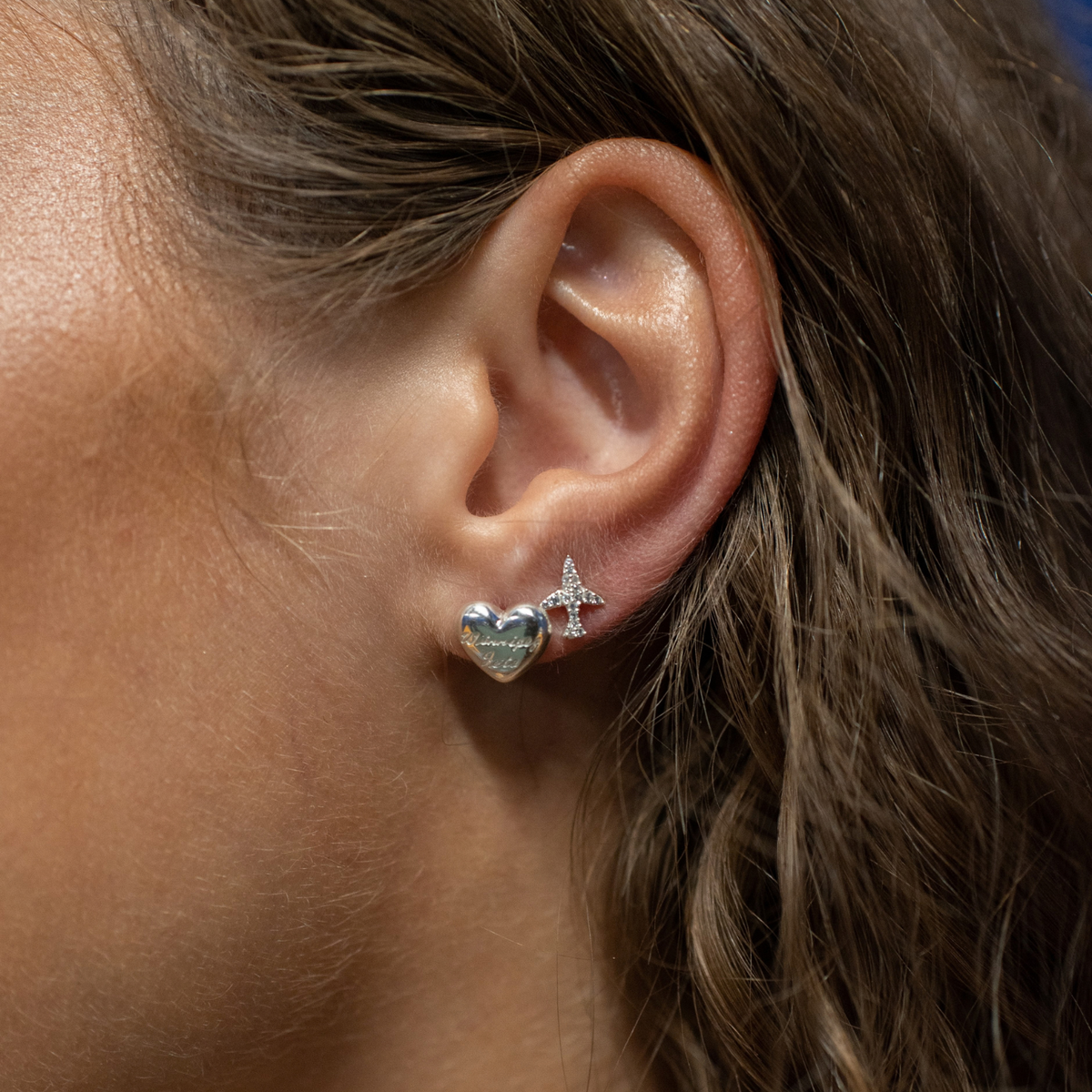 I Love My Winnipeg Jets Earring Stud Pack