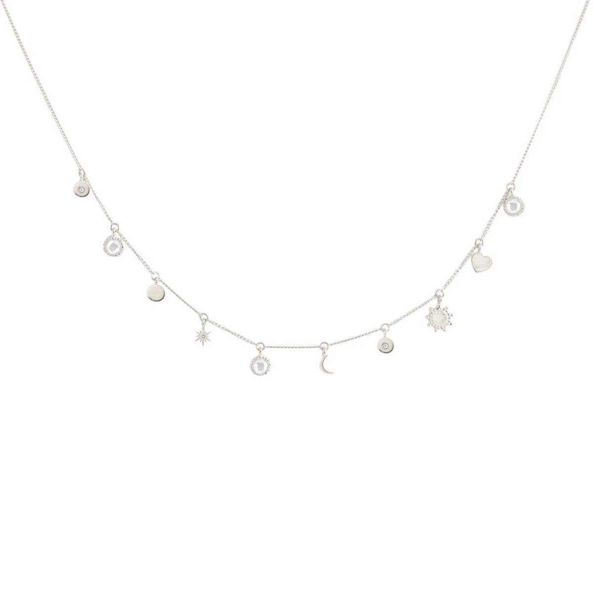 ALL THE PRETTY LITTLE THINGS NECKLACE - SILVER - SO PRETTY CARA COTTER