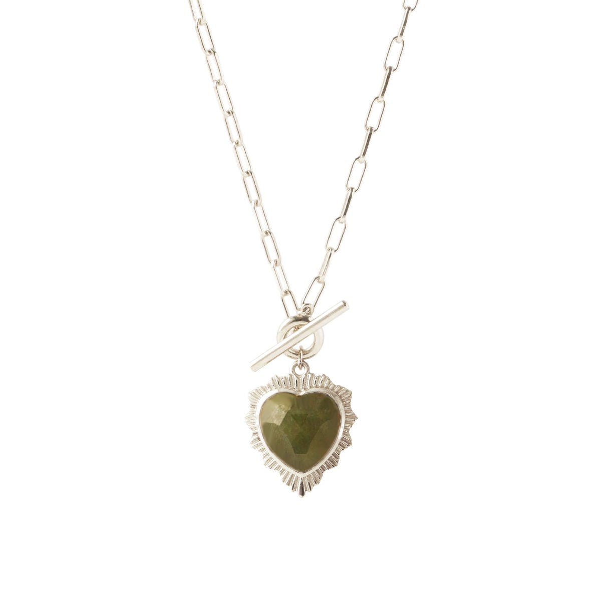 Believe Stellar Sweetheart Toggle Necklace - Juniper Vasonite - SO PRETTY CARA COTTER