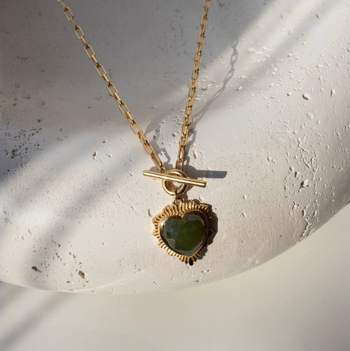 Believe Stellar Sweetheart Toggle Necklace - Juniper Vasonite - SO PRETTY CARA COTTER