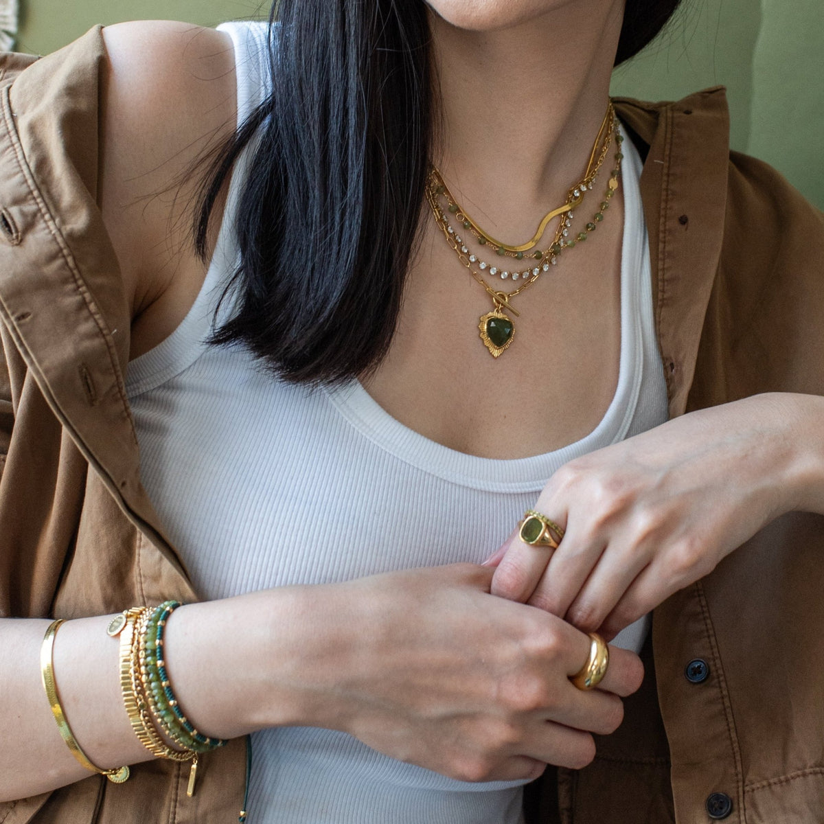 Believe Stellar Sweetheart Toggle Necklace - Juniper Vasonite - SO PRETTY CARA COTTER