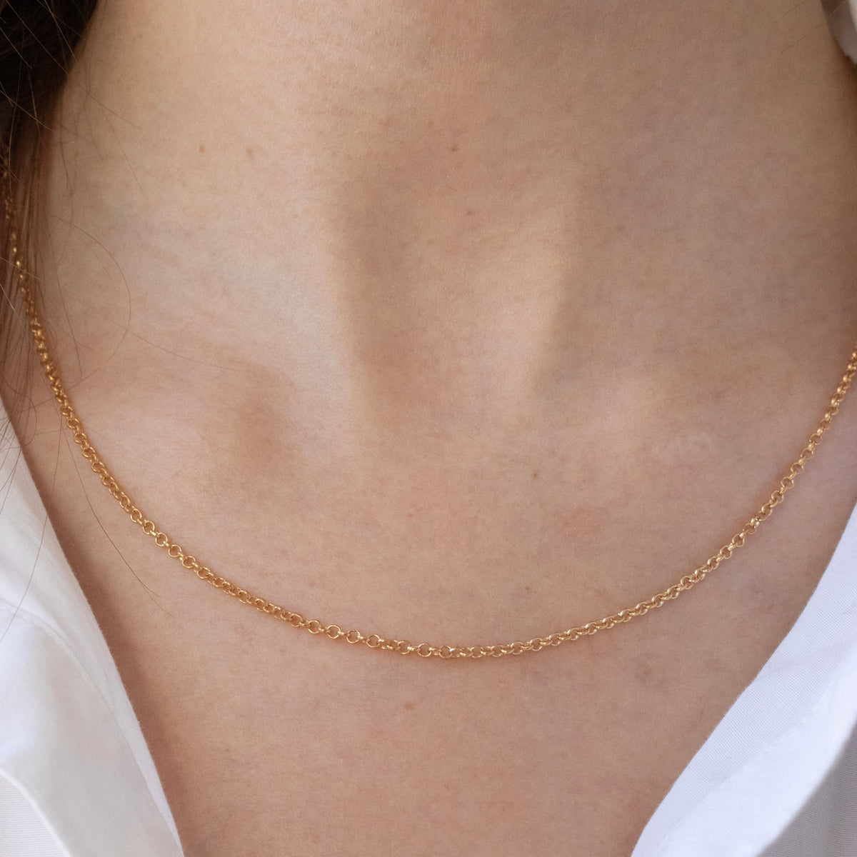 Charming 15 - 19" Round Cable Chain - SO PRETTY CARA COTTER