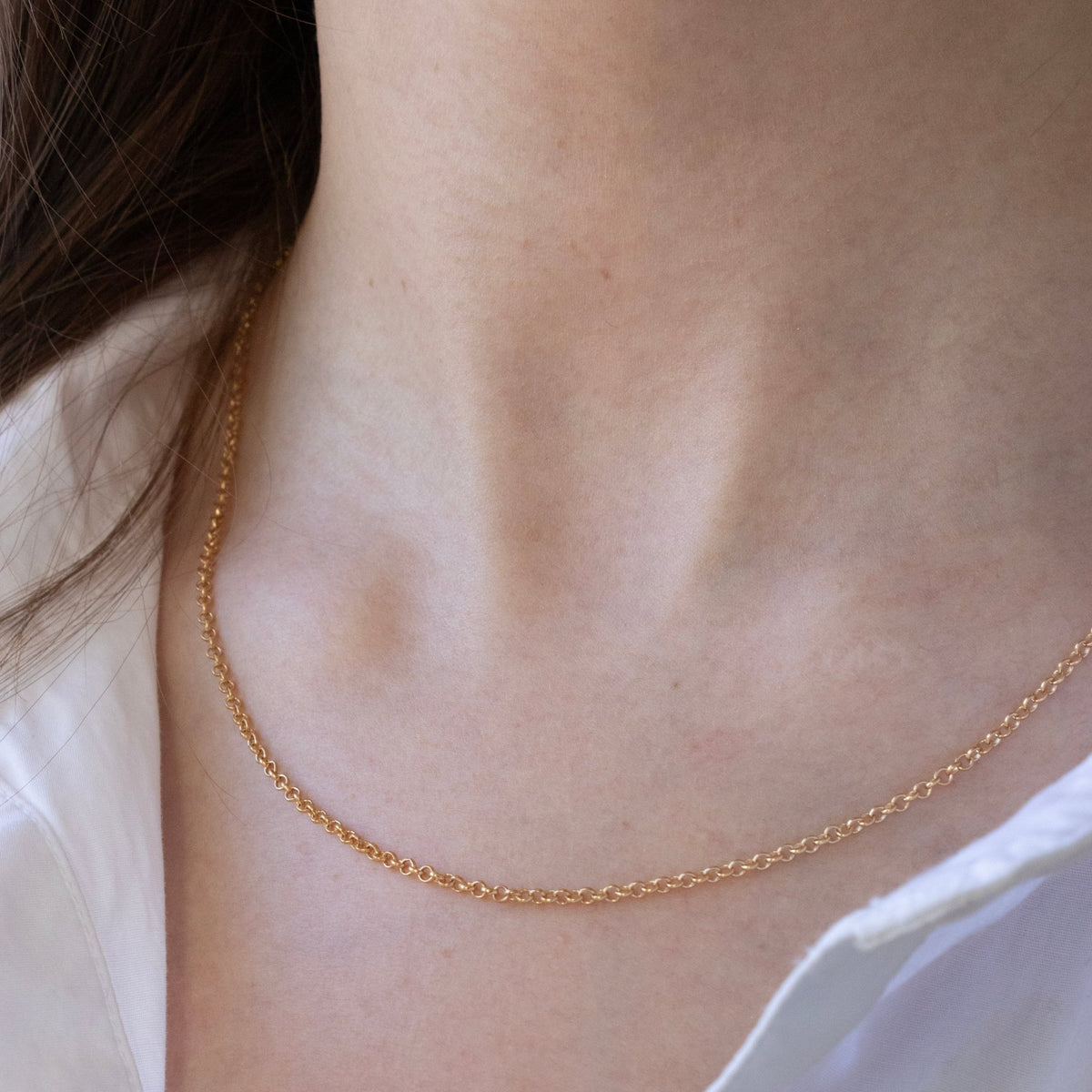 Charming 15 - 19" Round Cable Chain - SO PRETTY CARA COTTER