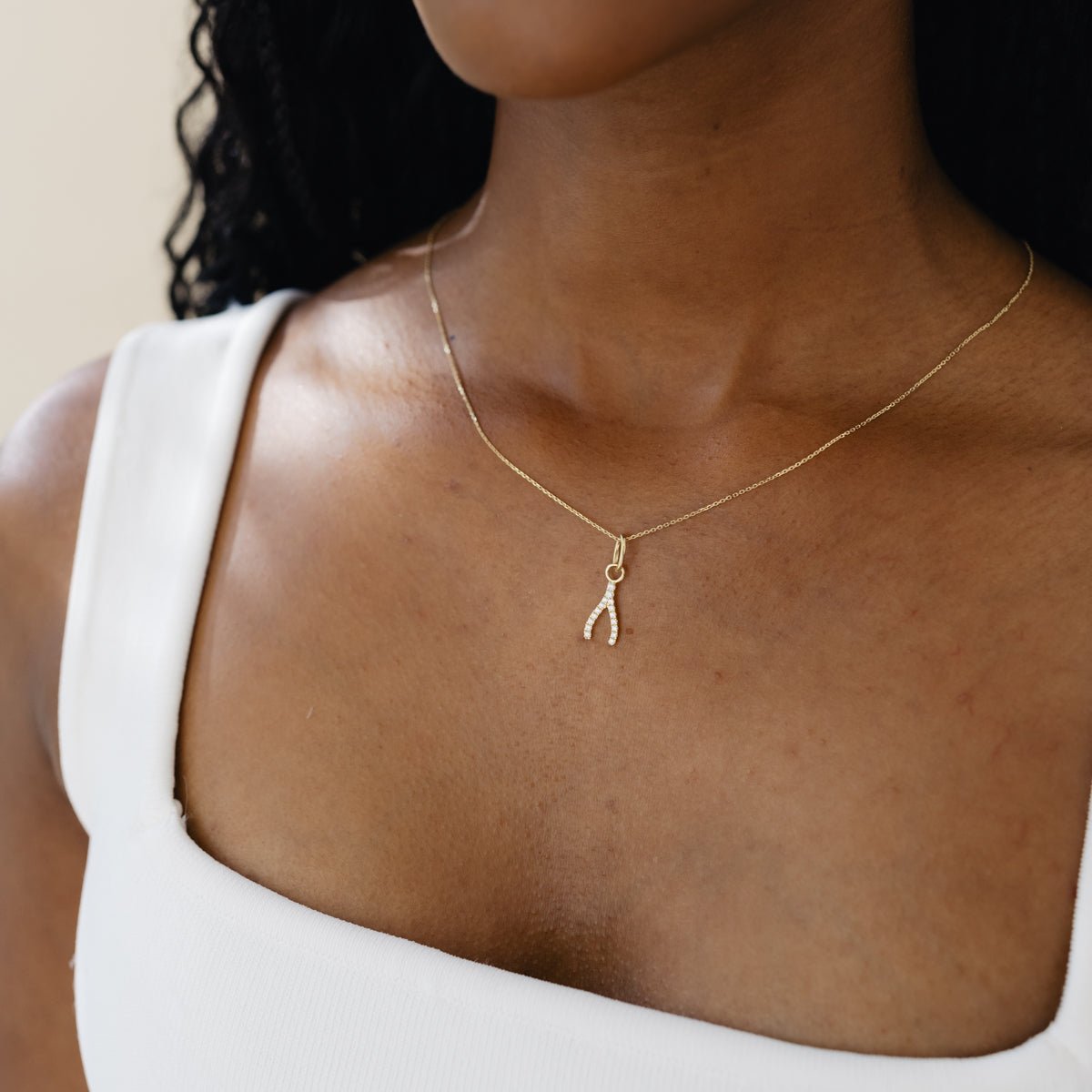 CHARMING 16 - 20" DIAMOND CUT NECKLACE - GOLD - SO PRETTY CARA COTTER