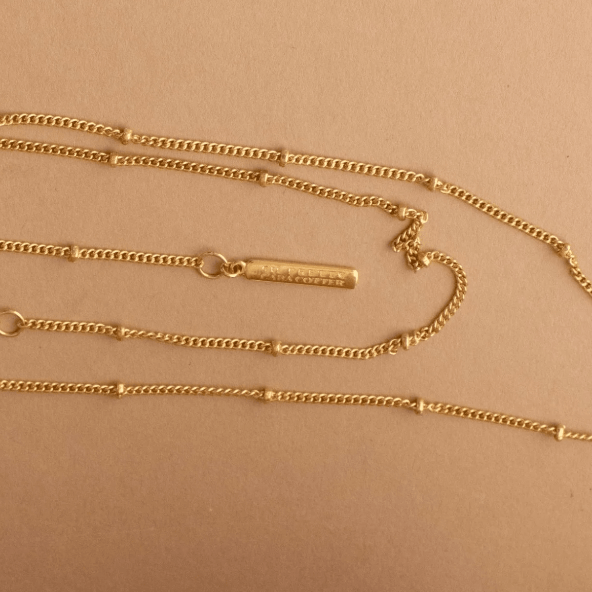 CHARMING 18 - 20" BEADED NECKLACE SILVER - SO PRETTY CARA COTTER